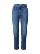 Tommy Jeans Jeans 'MOM SLIM'  navy / blue denim / rød / hvid
