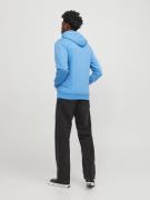 JACK & JONES Sweatshirt 'Josh'  azur / hvid