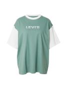 LEVI'S ® Shirts 'Graphic Short Stack Tee'  sølvgrå / smaragd / hvid