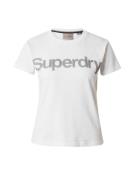 Superdry Shirts  mørkegrå / naturhvid