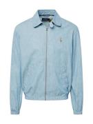 Polo Ralph Lauren Overgangsjakke 'BAYPORT'  blue denim / lysebrun / kn...