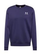 UNDER ARMOUR Sportsweatshirt 'Essential'  natblå / hvid