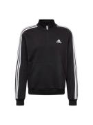 ADIDAS SPORTSWEAR Sportsweatshirt 'Essentials'  sort / hvid