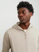 JACK & JONES Sweatjakke  mørkebeige