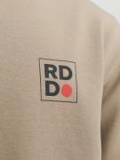 R.D.D. ROYAL DENIM DIVISION Sweatshirt 'Dean'  beige / rød