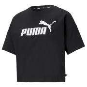 PUMA Funktionsbluse 'Essentials'  sort / hvid