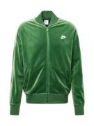 Nike Sportswear Sweatjakke  grøn / hvid