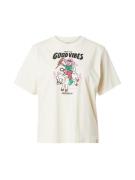 Iriedaily Shirts 'Good Vibes'  grøn / lys pink / sort / naturhvid