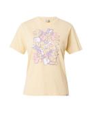 Iriedaily Shirts 'Line Blossom'  lysegul / lilla / lyserød / hvid