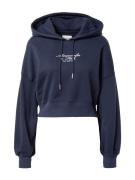 Abercrombie & Fitch Sweatshirt  mørkeblå / hvid