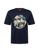 JACK & JONES Bluser & t-shirts 'CHILL'  navy / grøn / abrikos / hvid