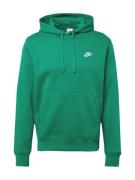 Nike Sportswear Sweatshirt 'CLUB'  grøn / hvid