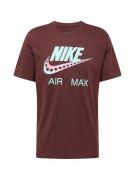 Nike Sportswear Bluser & t-shirts 'DAY FUTURA'  kastaniebrun / mint / ...