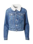 Tommy Jeans Overgangsjakke 'Izzie'  blue denim / rød / hvid