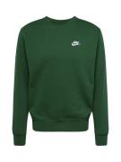 Nike Sportswear Sweatshirt 'Club Fleece'  grøn / hvid