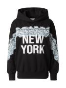 3.1 Phillip Lim Sweatshirt 'THERE IS ONLY ONE NY'  lyseblå / sort / hv...