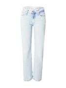 Calvin Klein Jeans Jeans 'LOW RISE STRAIGHT'  blue denim / sort / hvid