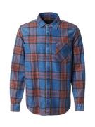 REPLAY Skjorte  blue denim / brun / lysegul / rød