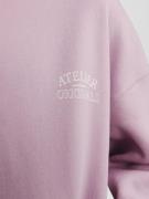 JACK & JONES Sweatshirt 'Santorini'  pink / hvid