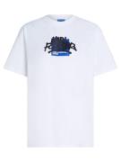 KARL LAGERFELD JEANS Shirts  azur / sort / hvid