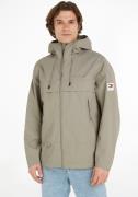 Tommy Jeans Plus Overgangsjakke 'Tech Chicago'  taupe