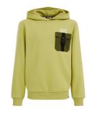 WE Fashion Sweatshirt  khaki / lysegrøn / hvid