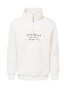 AÉROPOSTALE Sweatshirt  sort / hvid