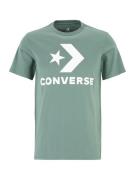 CONVERSE Bluser & t-shirts  smaragd / hvid
