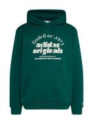 ADIDAS ORIGINALS Sweatshirt 'GRF'  mørkegrøn / hvid