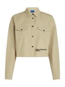 KARL LAGERFELD JEANS Bluse  cappuccino / sort