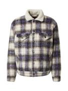 LEVI'S ® Overgangsjakke 'Vintage Fit Sherpa Trucker'  ecru / brun / ly...