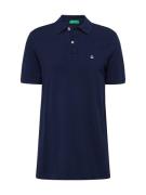 UNITED COLORS OF BENETTON Bluser & t-shirts  mørkeblå / hvid