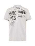 CAMP DAVID Bluser & t-shirts  lysegrå / sort / hvid