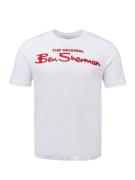 Ben Sherman Bluser & t-shirts 'Signature'  rød / hvid