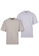 Urban Classics Bluser & t-shirts  taupe / hvid