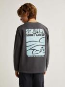 Scalpers Sweatshirt  blå / antracit