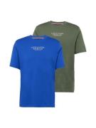 JACK & JONES Bluser & t-shirts 'BLUARCHIE'  blå / khaki / rød / hvid