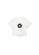 MANGO KIDS Bluser & t-shirts 'Bloom'  sort / hvid