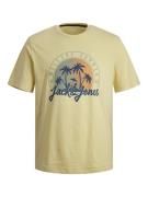 JACK & JONES Bluser & t-shirts 'Summer Vibe'  blå / lysegul / orange
