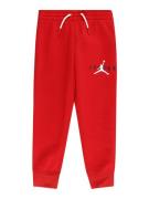 Jordan Sportsbukser  rød / sort / hvid