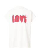 Thinking MU Shirts 'LOVE VOLTA'  rød / hvid