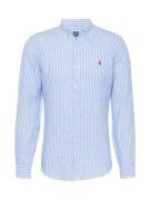 Polo Ralph Lauren Skjorte  lyseblå / brandrød / hvid