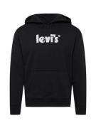 LEVI'S ® Sweatshirt 'Relaxed Graphic Hoodie'  sort / hvid