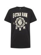 G-Star RAW Bluser & t-shirts  creme / sort