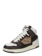 GUESS Sneaker high 'Sava'  sand / mørkebrun / hvid