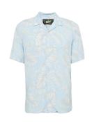 Key Largo Skjorte 'Havanna'  lyseblå / lysegrå / hvid