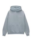 Pull&Bear Sweatshirt  himmelblå / offwhite