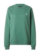 CONVERSE Sweatshirt  smaragd / hvid
