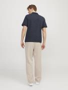 JACK & JONES Bluser & t-shirts 'LUIS'  navy / hvid