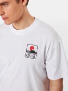 EDWIN Bluser & t-shirts 'Sunset On Mt Fuji TS'  hvid